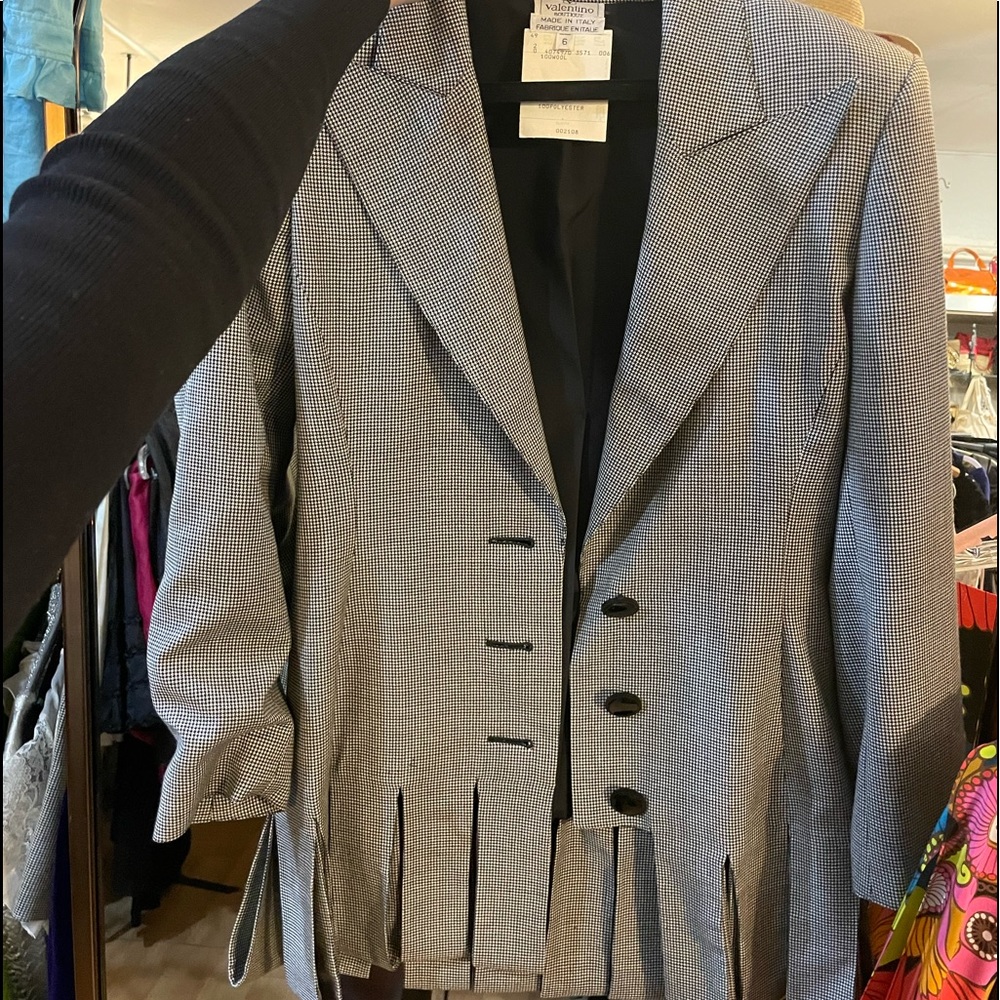 ISO THIS VALENTINO PLEATED BLAZER